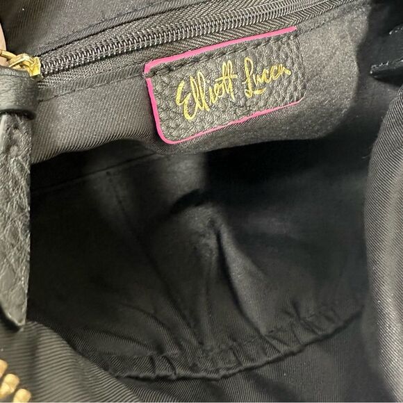 Elliott Lucca Gwen Leather Crossbody Bag Black - Picture 10 of 14